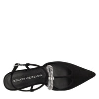 Ballerine slingback in camoscio 