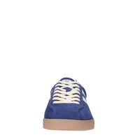 Sneakers in camoscio e pelle 
