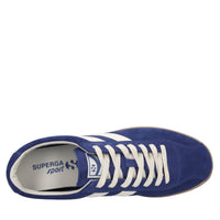Sneakers in camoscio e pelle 