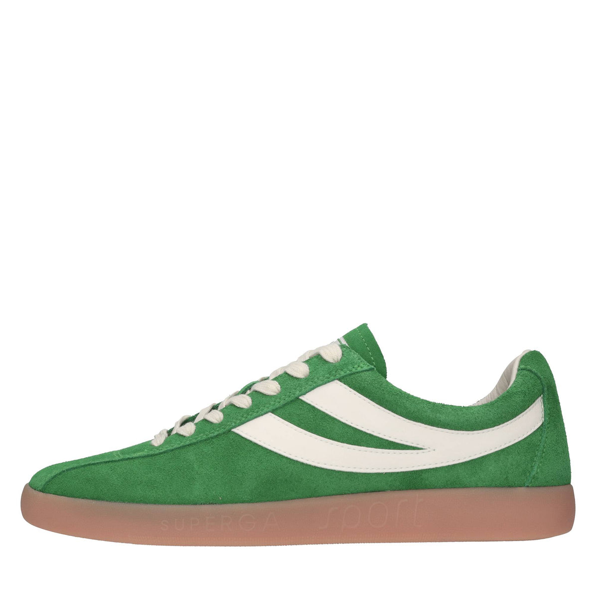 Sneakers in camoscio e pelle 
