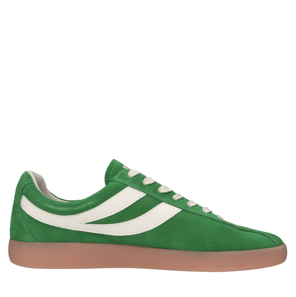 Sneakers in camoscio e pelle 