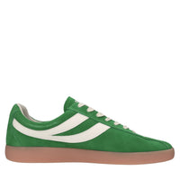 Sneakers in camoscio e pelle 