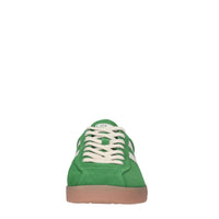 Sneakers in camoscio e pelle 