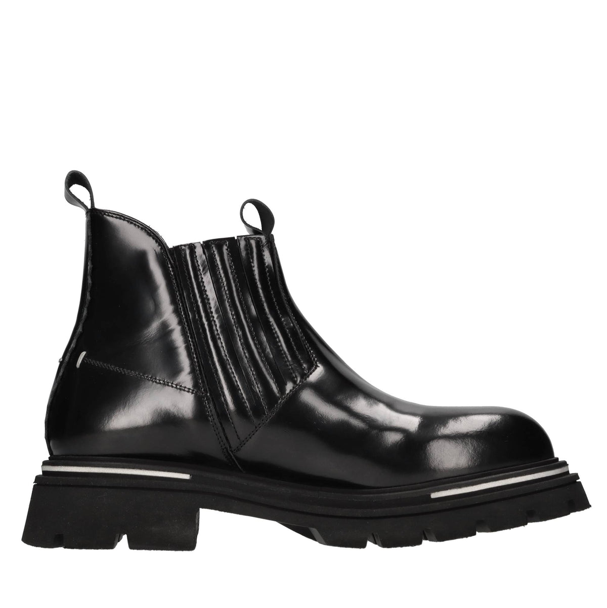 Stivaletti beatles in pelle 
