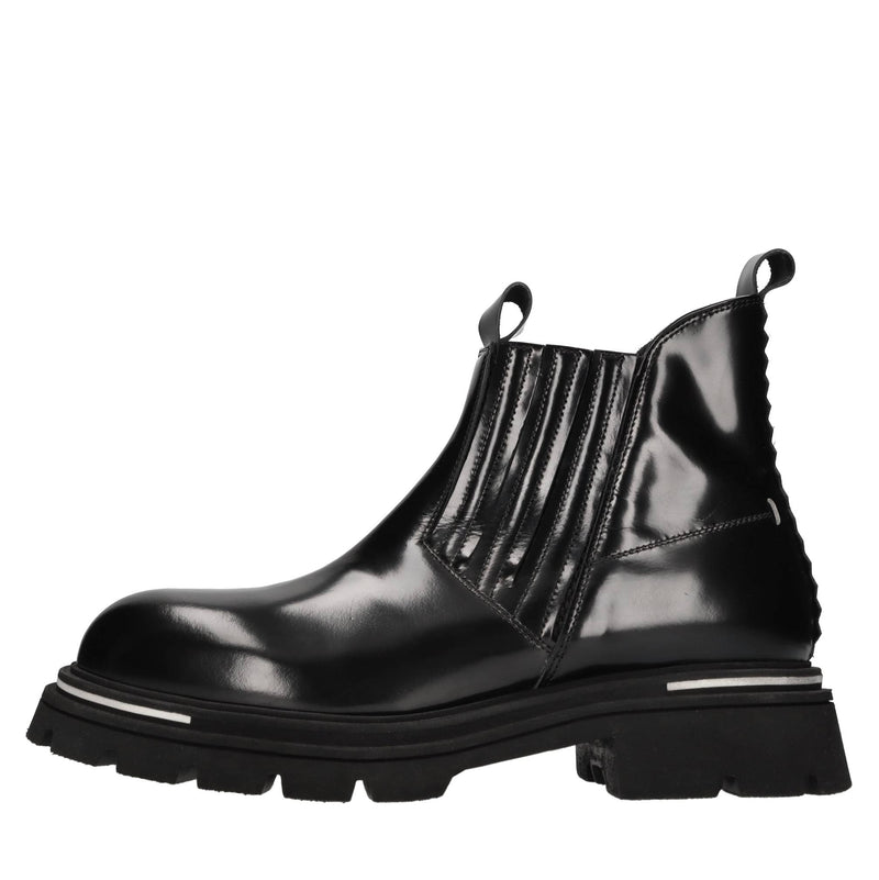 Stivaletti beatles in pelle 