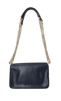 Borsa in pelle stampa pitone 