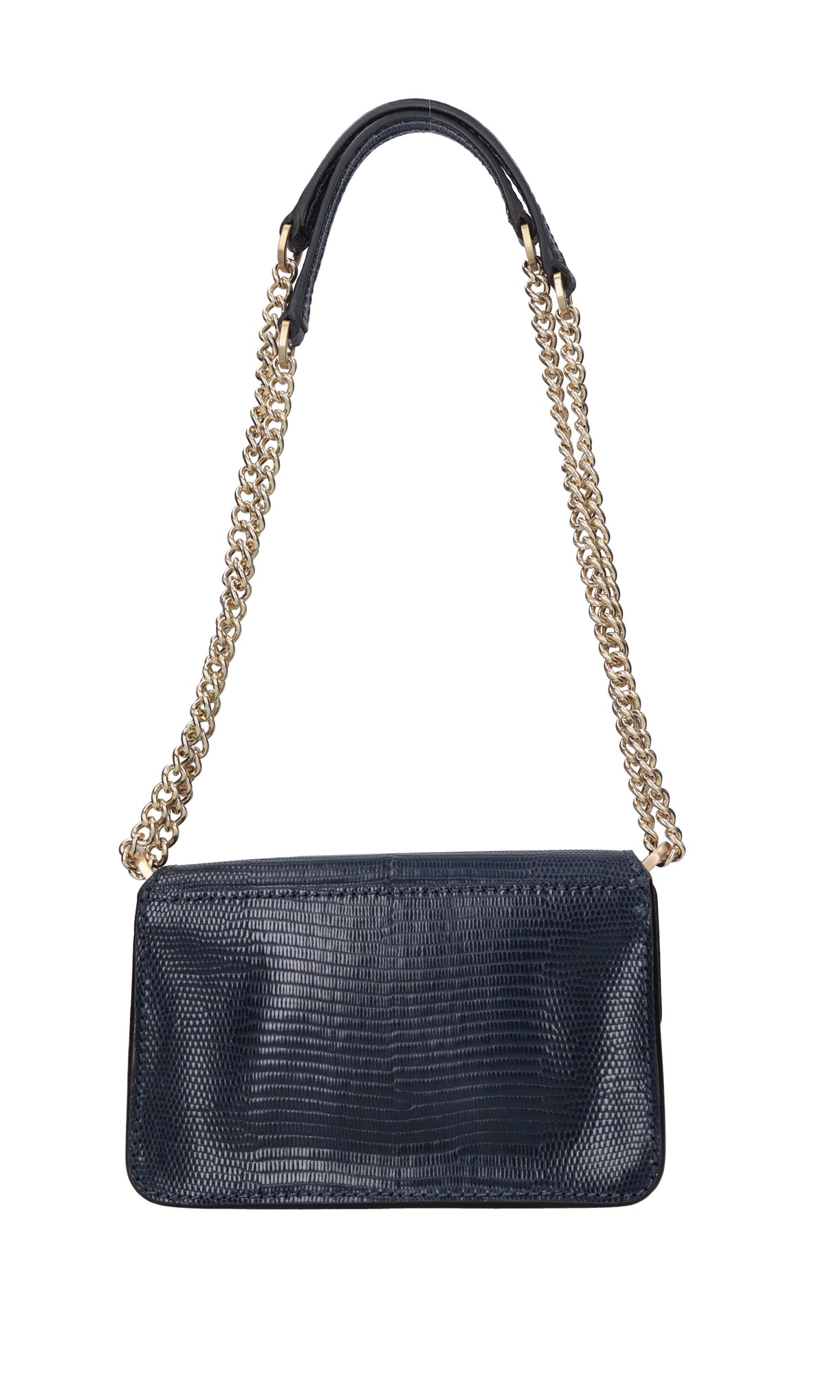 Borsa in pelle stampa pitone 