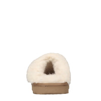 Sabot in camoscio ed ecopelliccia 