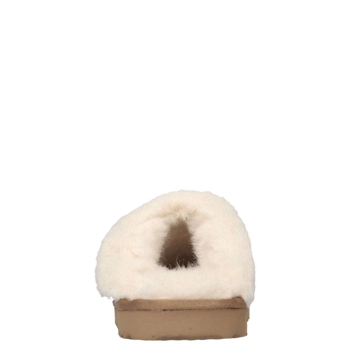 Sabot in camoscio ed ecopelliccia 