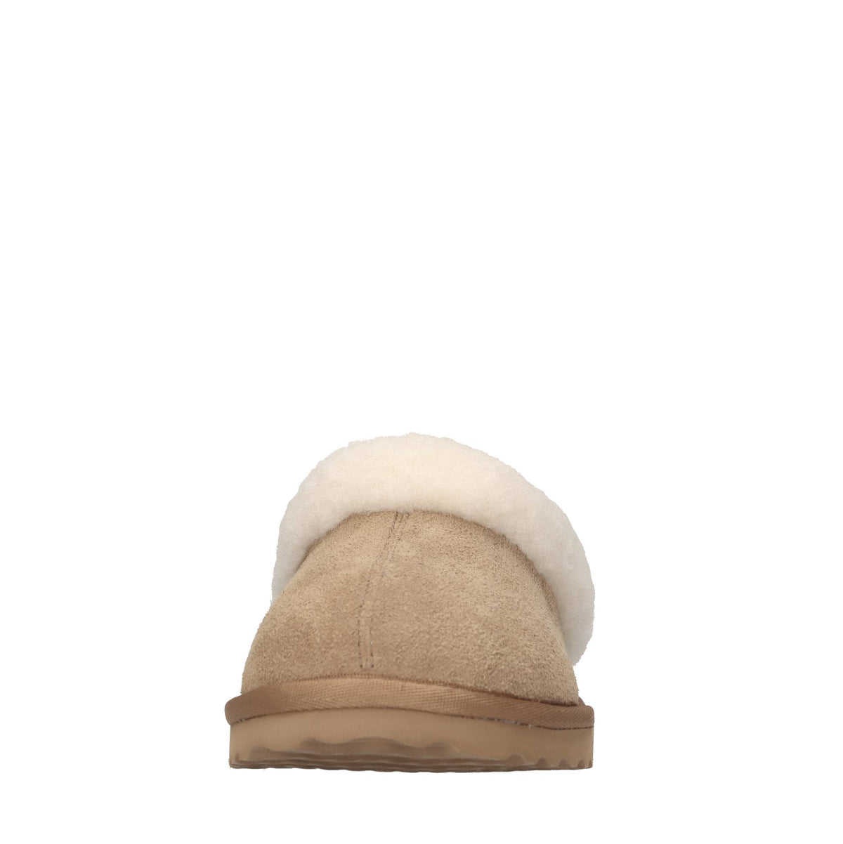 Sabot in camoscio ed ecopelliccia 