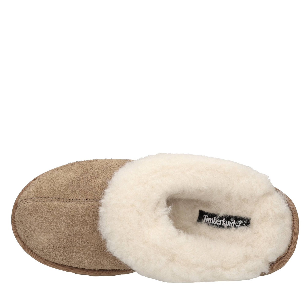 Sabot in camoscio ed ecopelliccia 