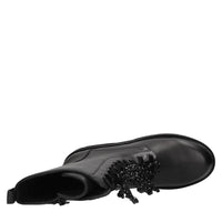 Stivaletti anfibi Louise in pelle 
