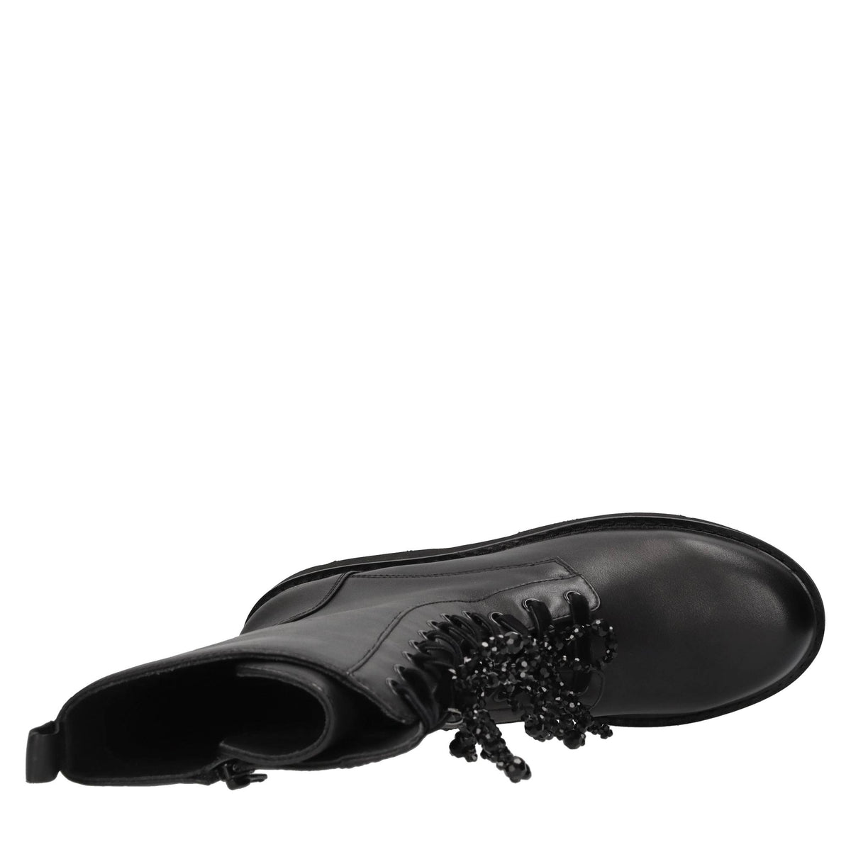 Stivaletti anfibi Louise in pelle 