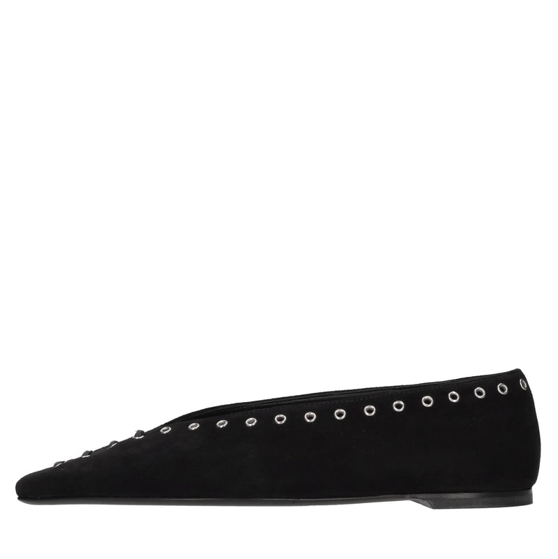 Ballerine in camoscio 