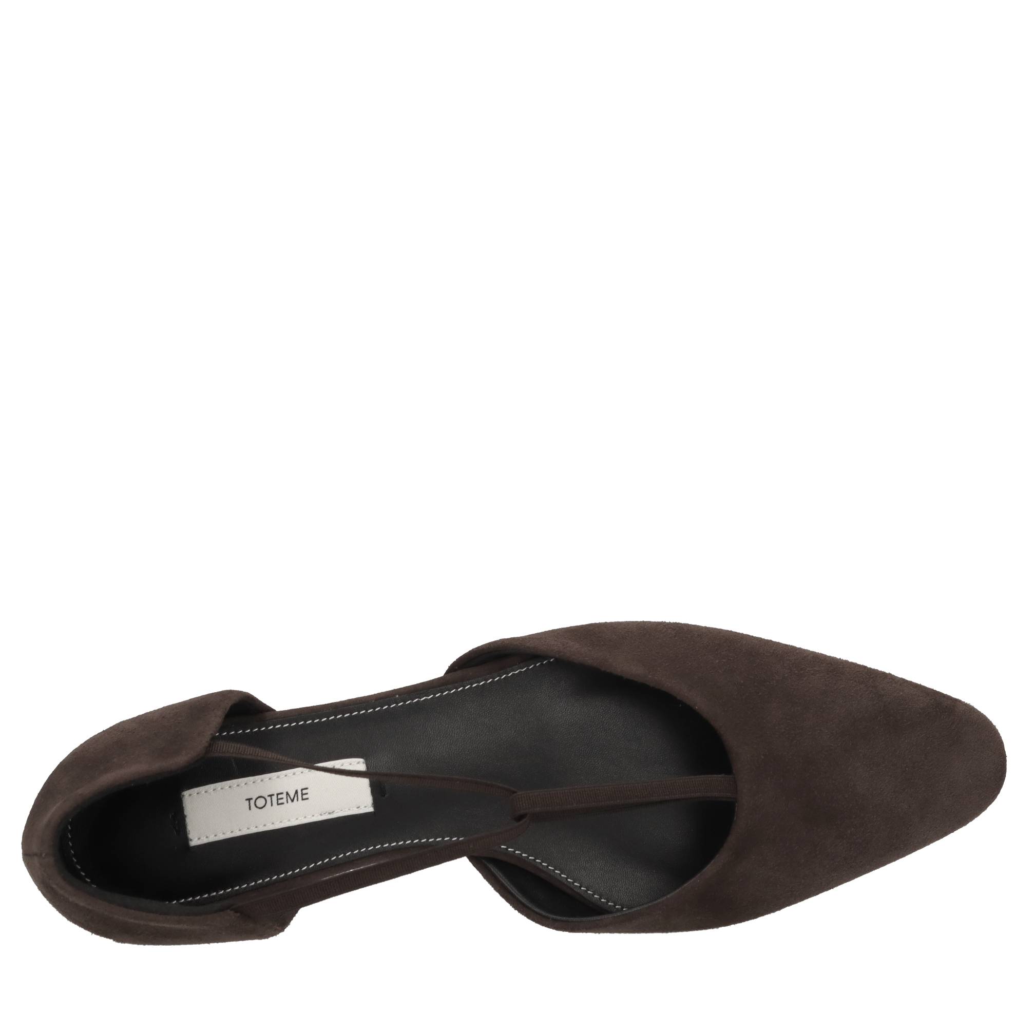 Ballerine in camoscio 
