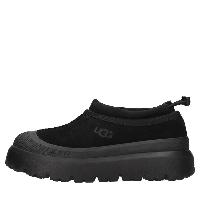 Slip on in camoscio e tessuto 
