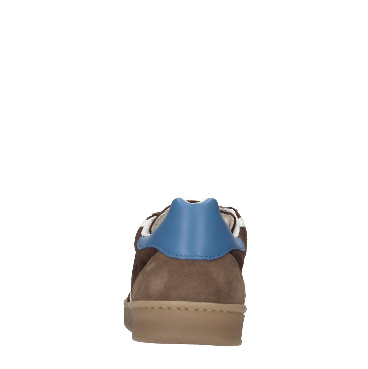 Sneakers in camoscio e pelle 