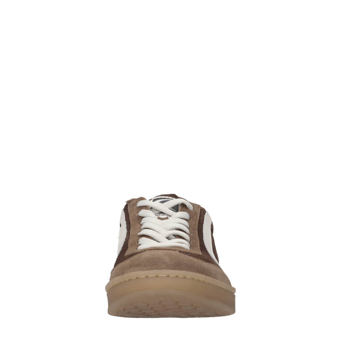 Sneakers in camoscio e pelle 