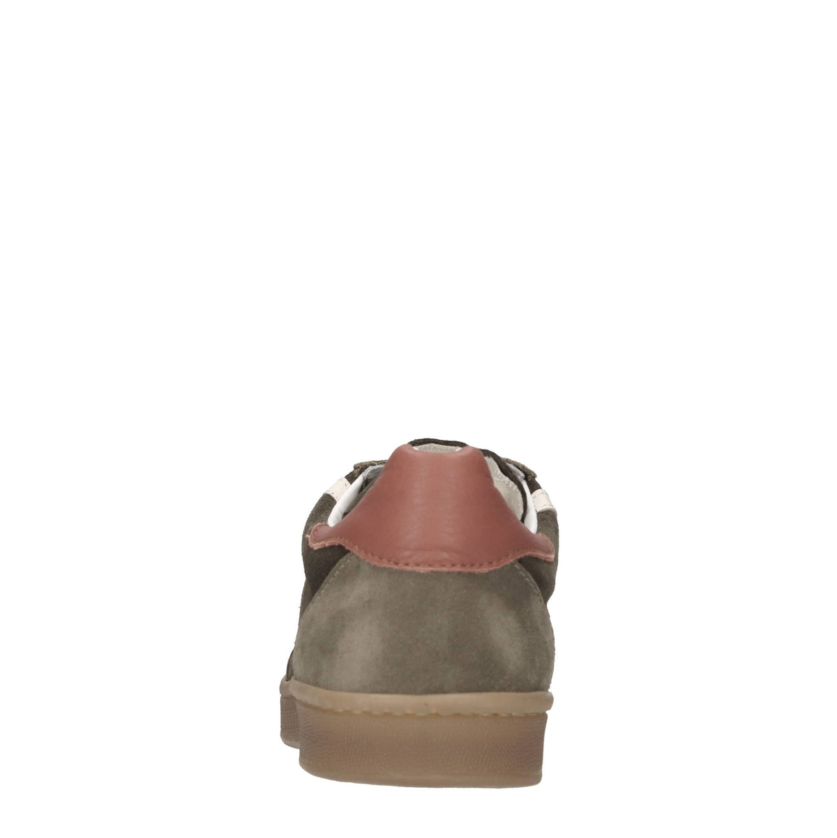 Sneakers in camoscio e pelle 