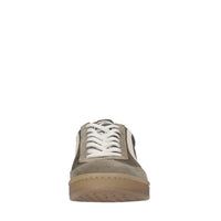 Sneakers in camoscio e pelle 