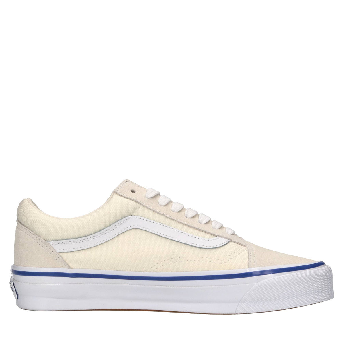 Sneakers in pelle e tessuto 