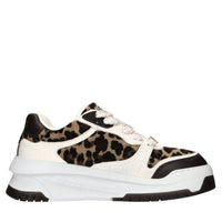 Sneakers in pelle e cavallino 