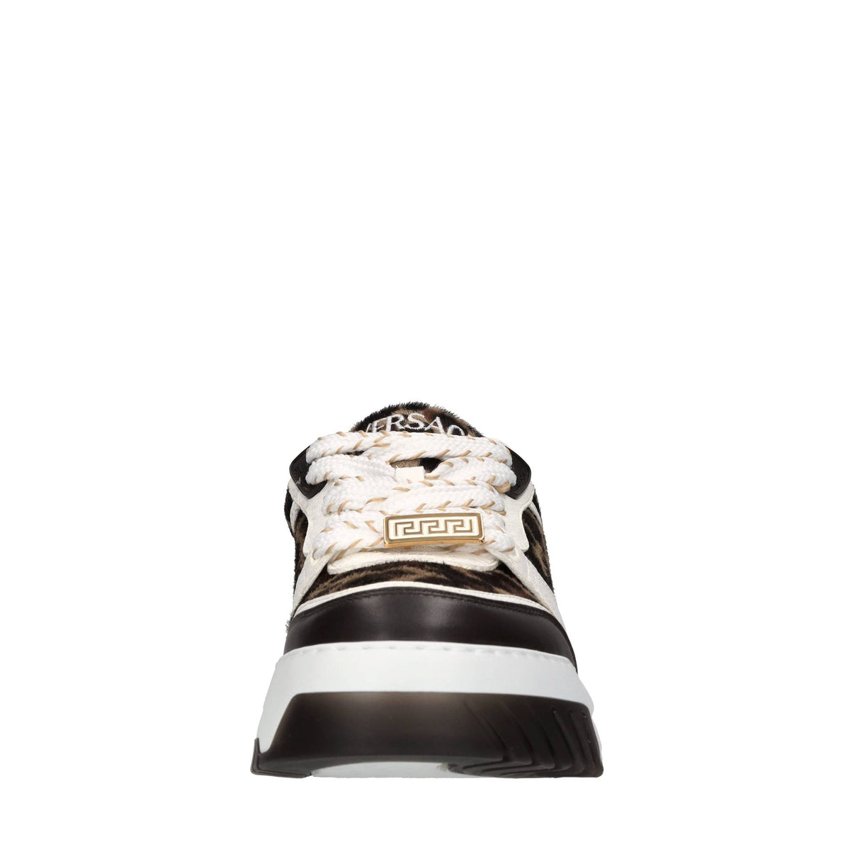 Sneakers in pelle e cavallino 