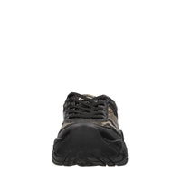 Sneakers in pelle e tessuto 