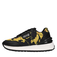 Sneakers in pelle, tessuto e altre materie 