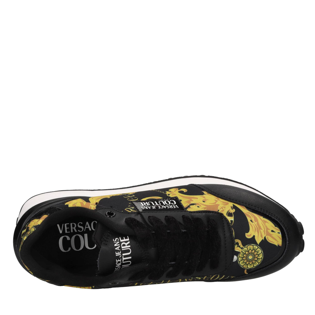 Sneakers in pelle, tessuto e altre materie 