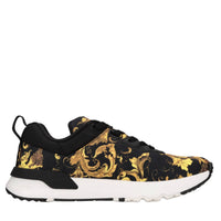 Sneakers in ecopelle e tessuto 