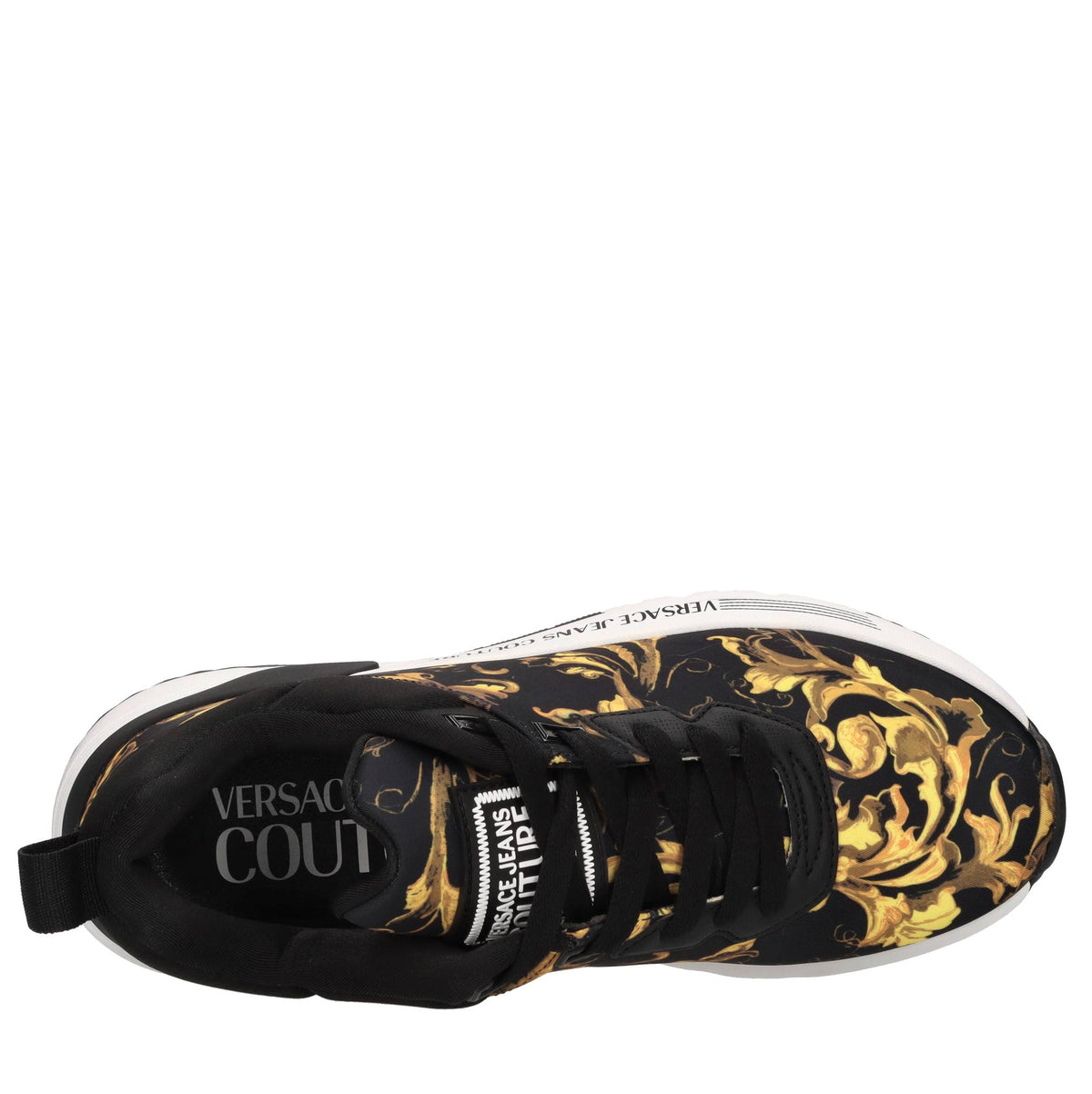Sneakers in ecopelle e tessuto 