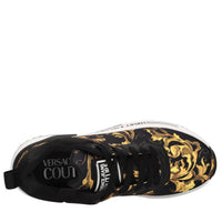 Sneakers in ecopelle e tessuto 