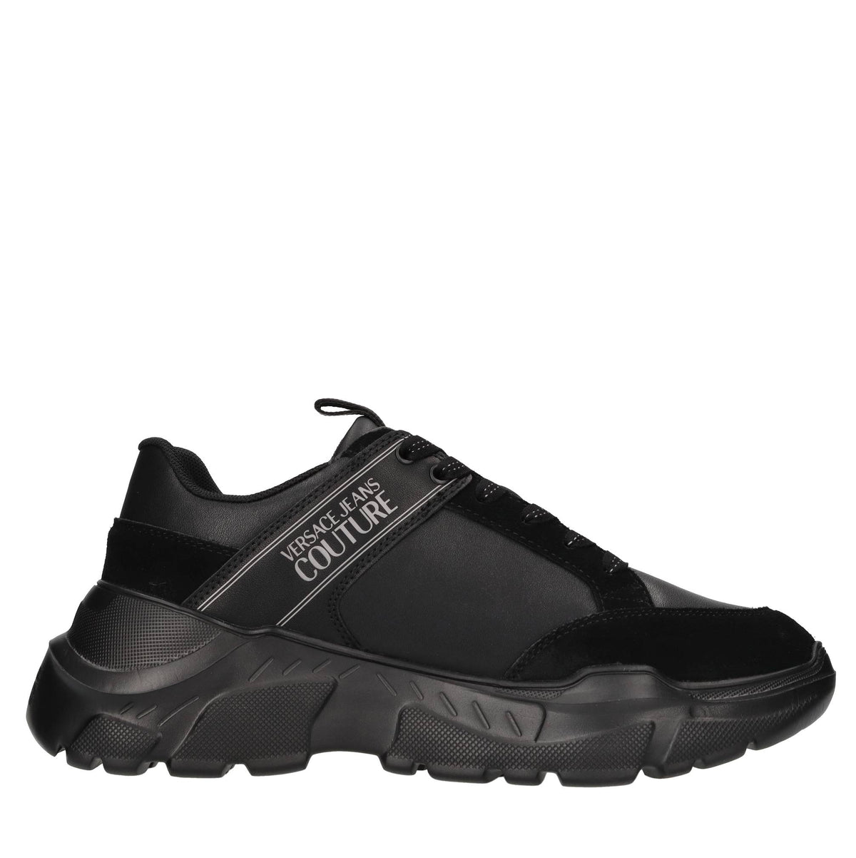Sneakers in camoscio ed ecopelle 
