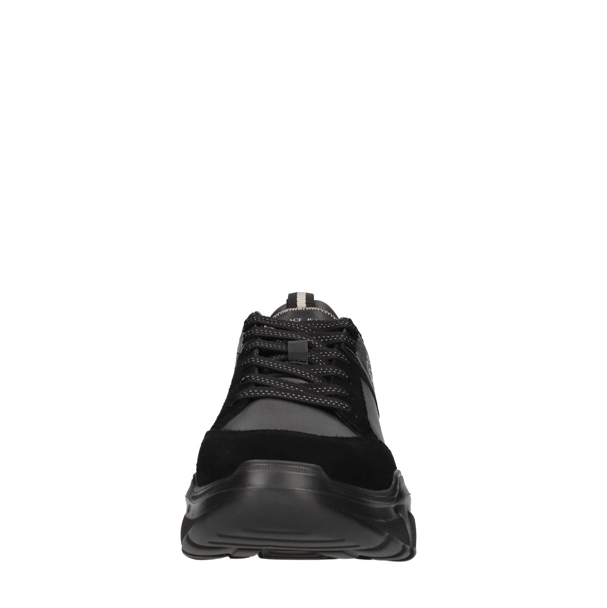 Sneakers in camoscio ed ecopelle 