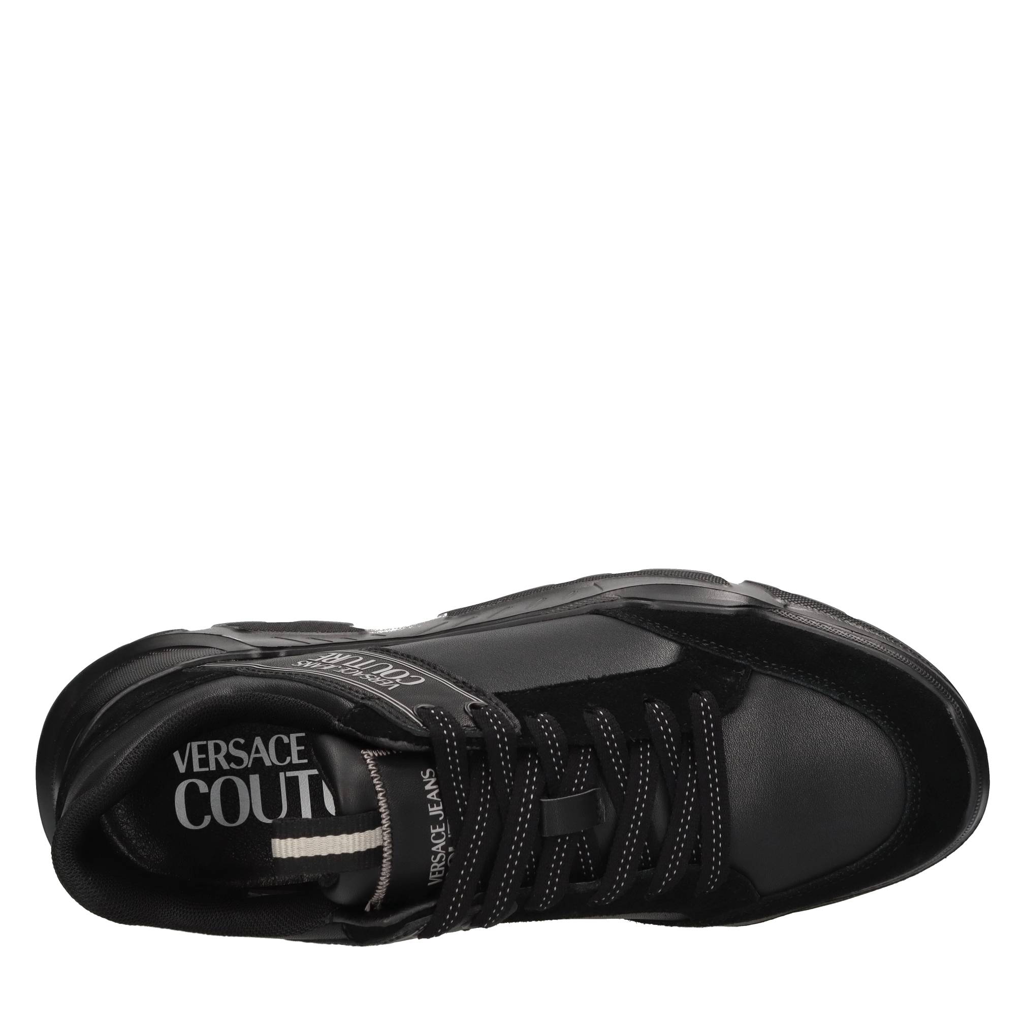 Sneakers in camoscio ed ecopelle 