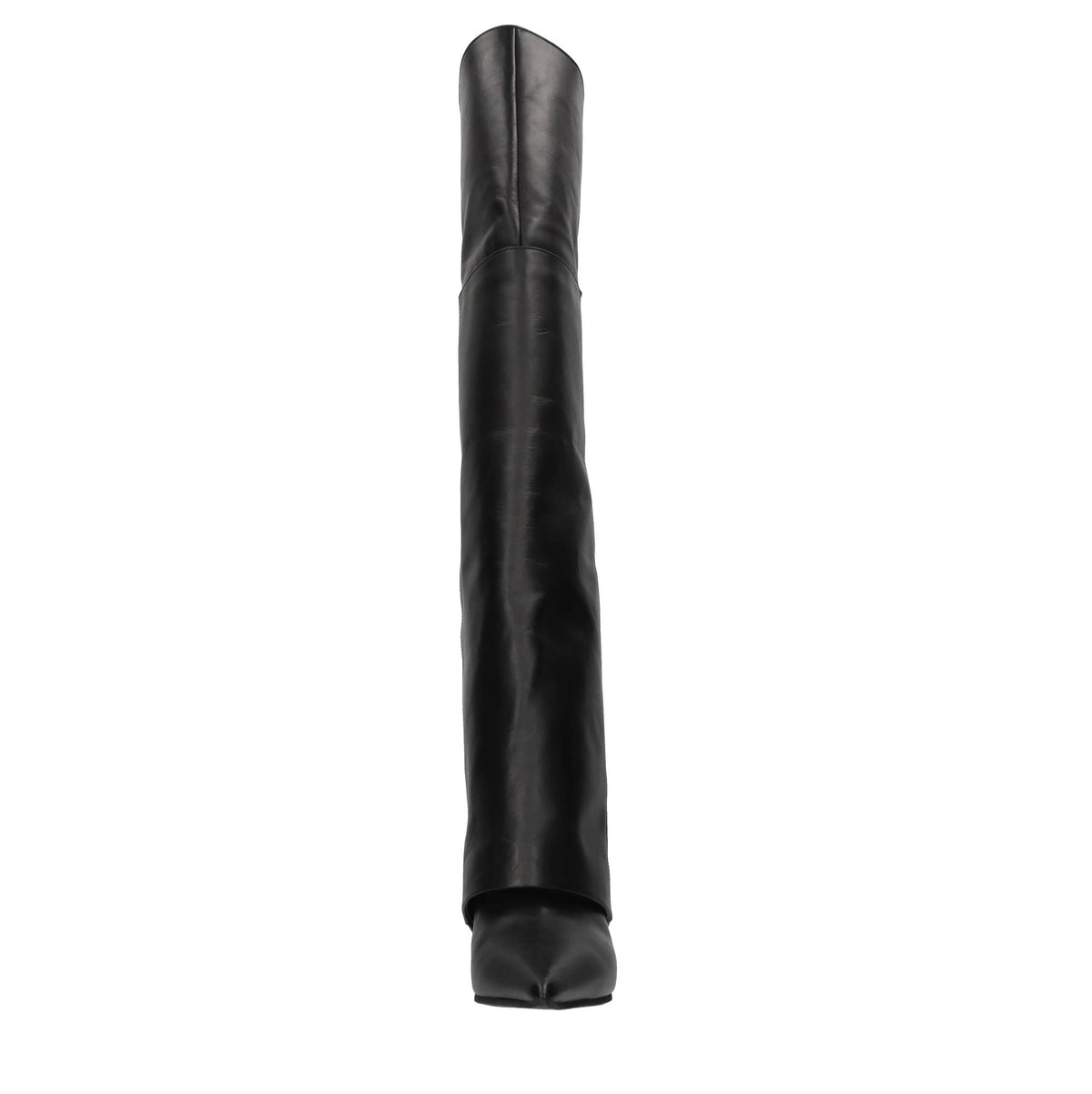 Stivali cuissard Bardo in pelle con zeppa 