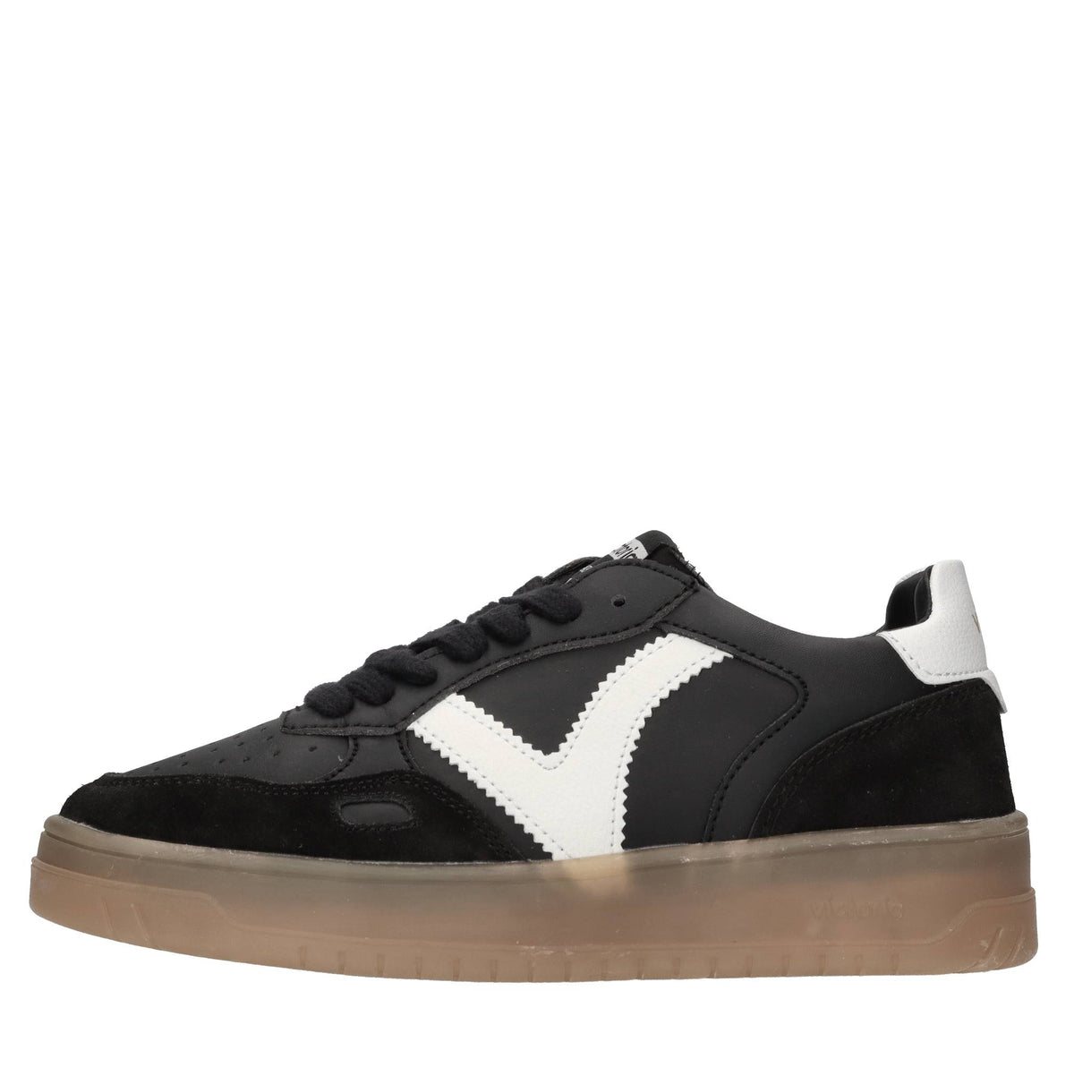 Sneakers in camoscio ed ecopelle 