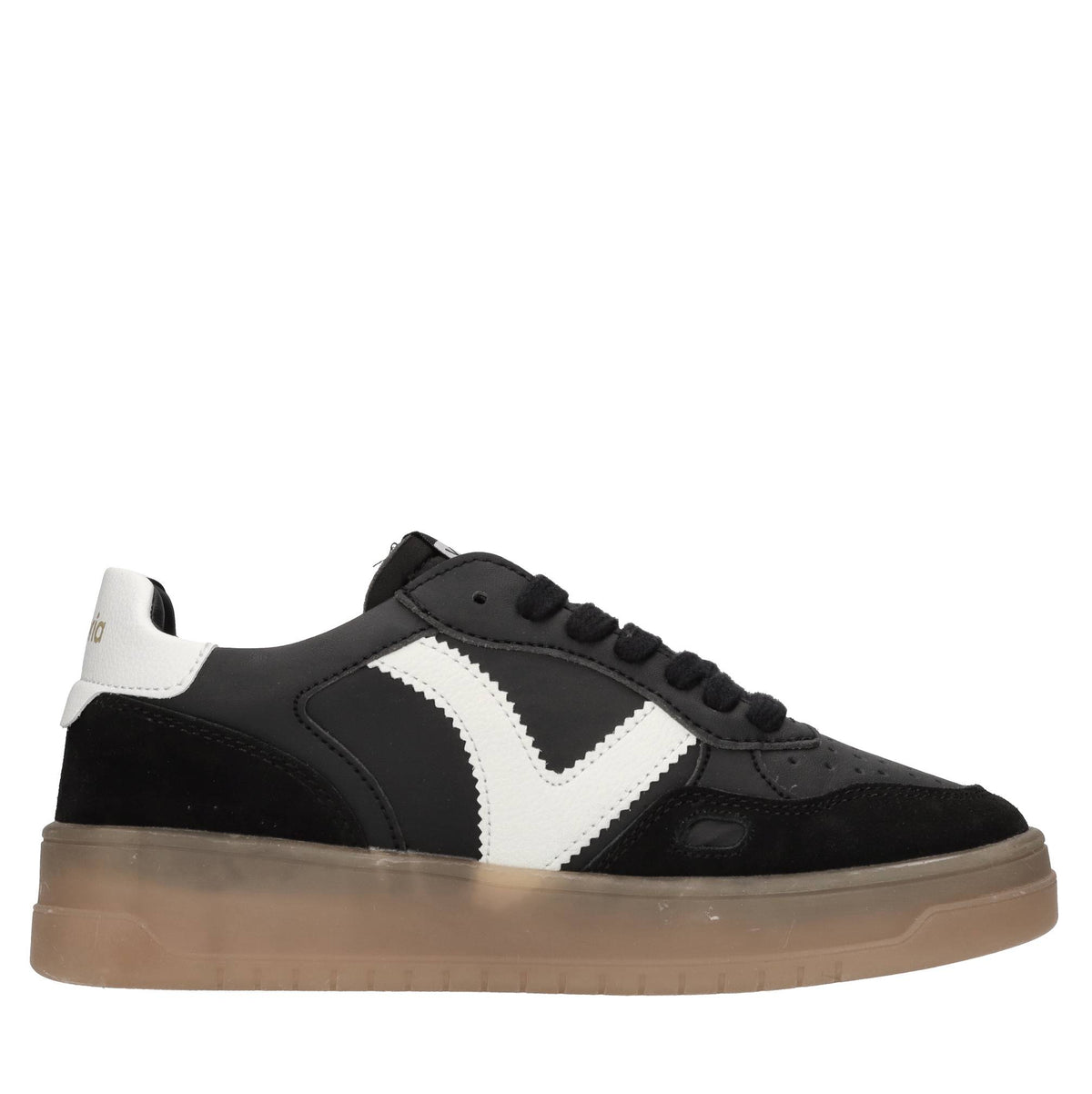 Sneakers in camoscio ed ecopelle 