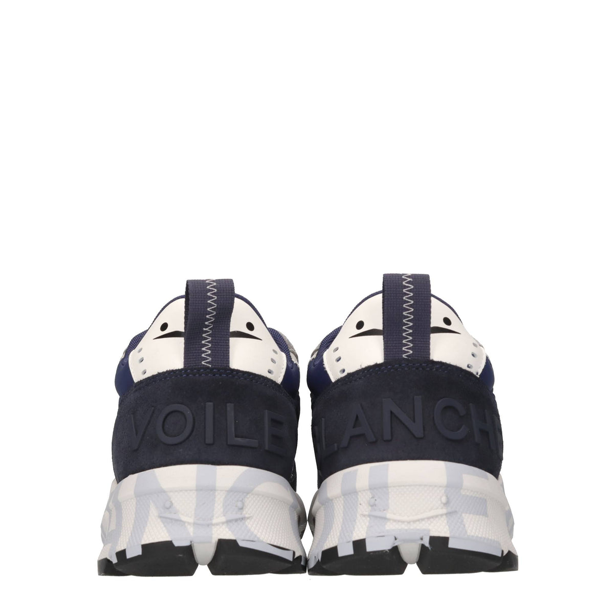 Sneakers in camoscio e tessuto 