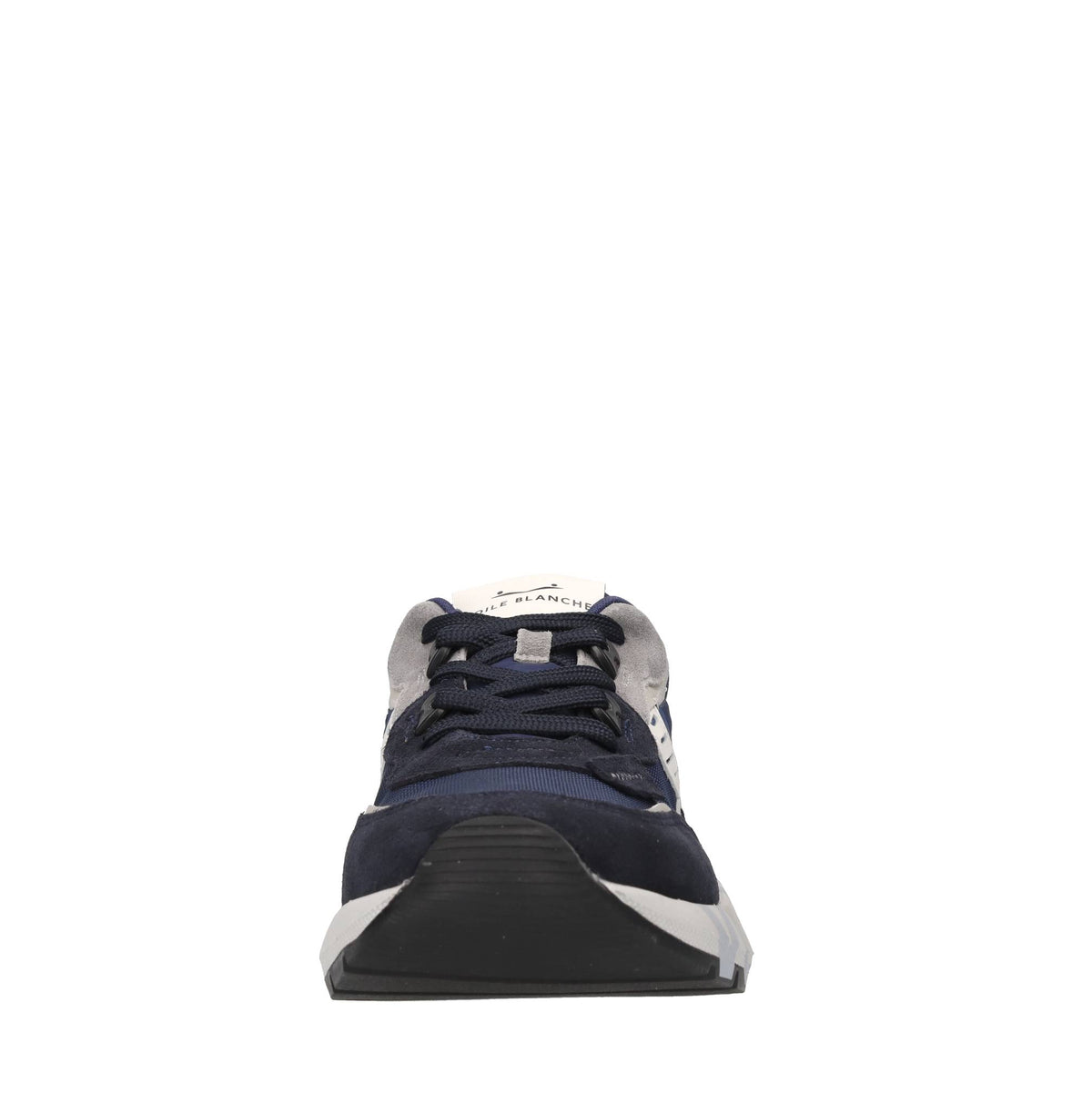 Sneakers in camoscio e tessuto 
