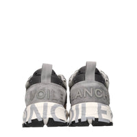 Sneakers in camoscio, pelle e tessuto 