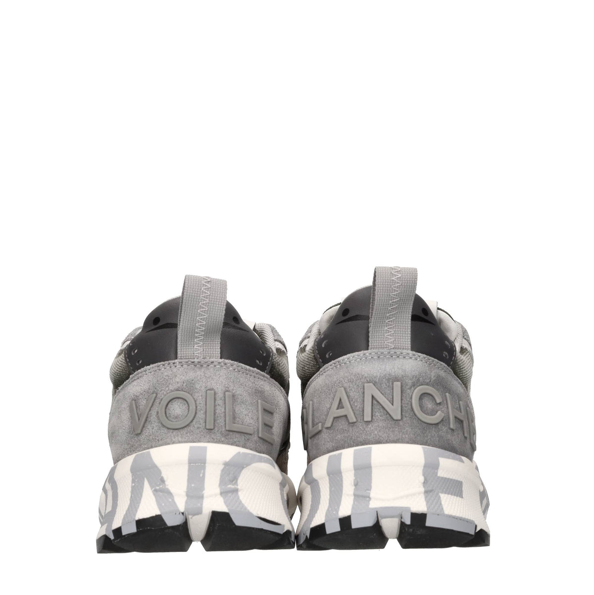 Sneakers in camoscio, pelle e tessuto 