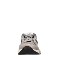 Sneakers in camoscio, pelle e tessuto 