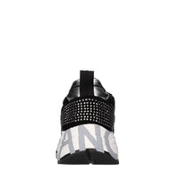 Sneakers in camoscio pelle e strass 