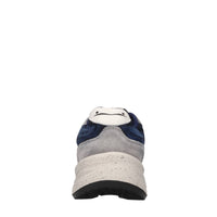 Sneakers in camoscio e tessuto 
