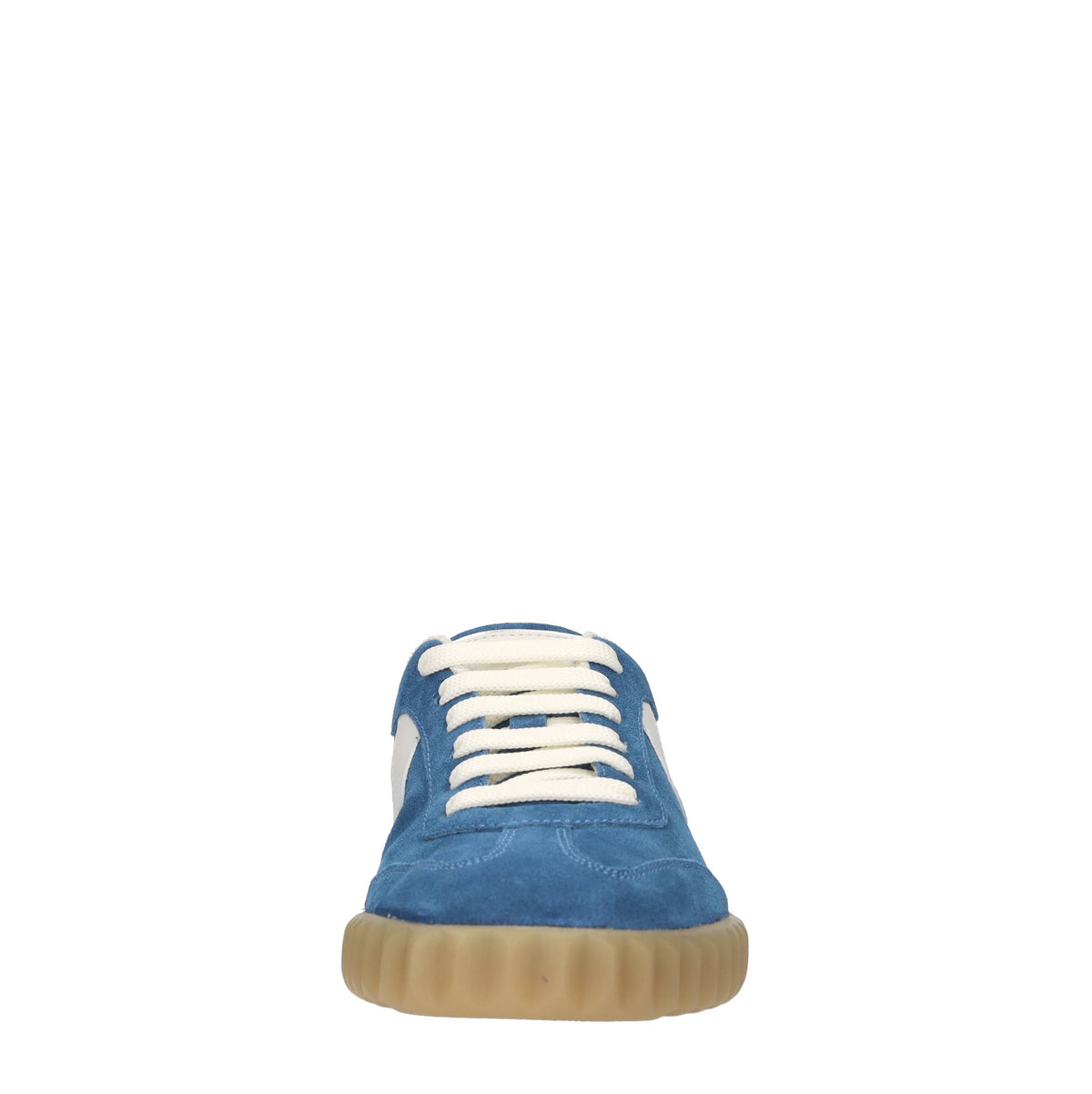 Sneakers in camoscio e pelle 
