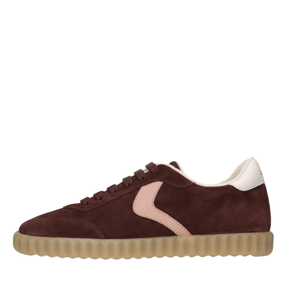 Sneakers in camoscio e pelle 