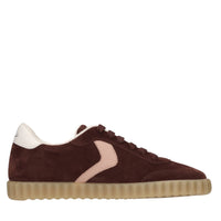 Sneakers in camoscio e pelle 