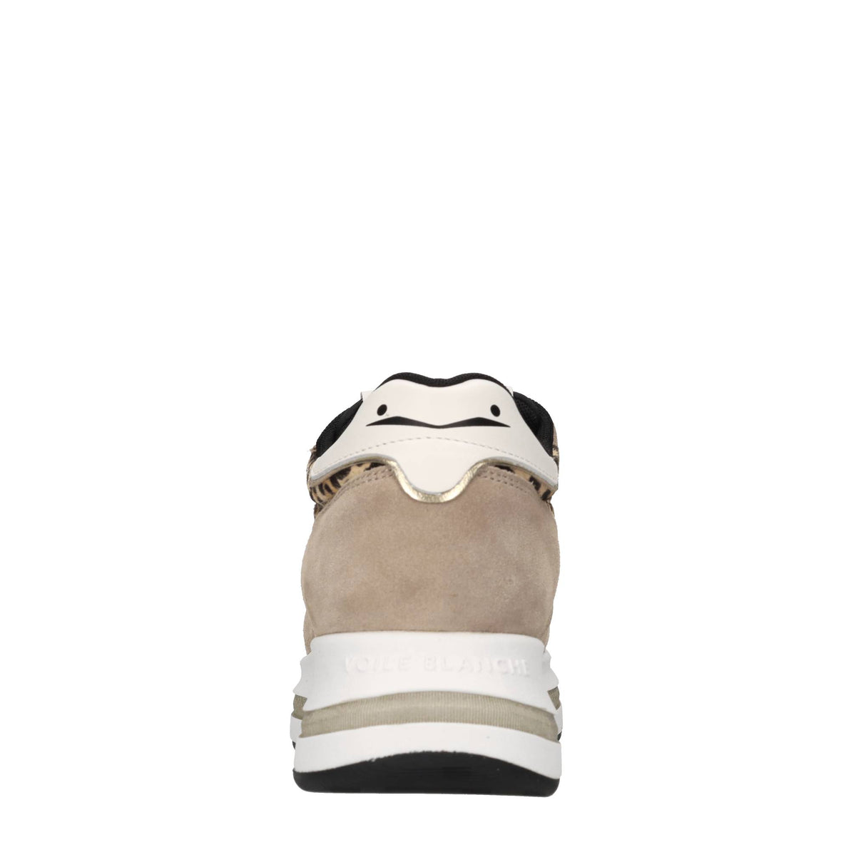 Sneakers in camoscio pelle e cavallino 